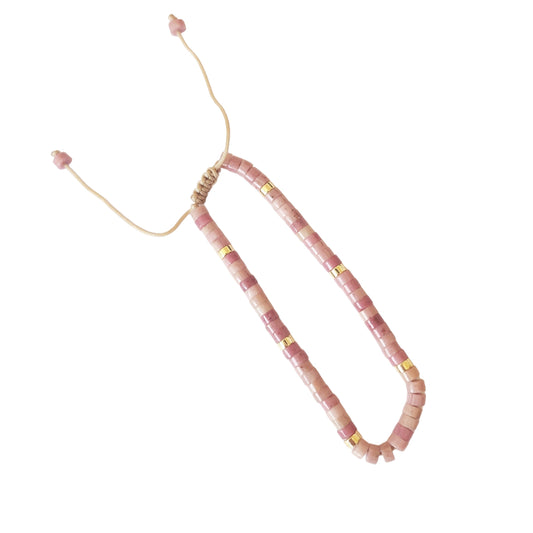 Rhodonite Adjustable Bracelet